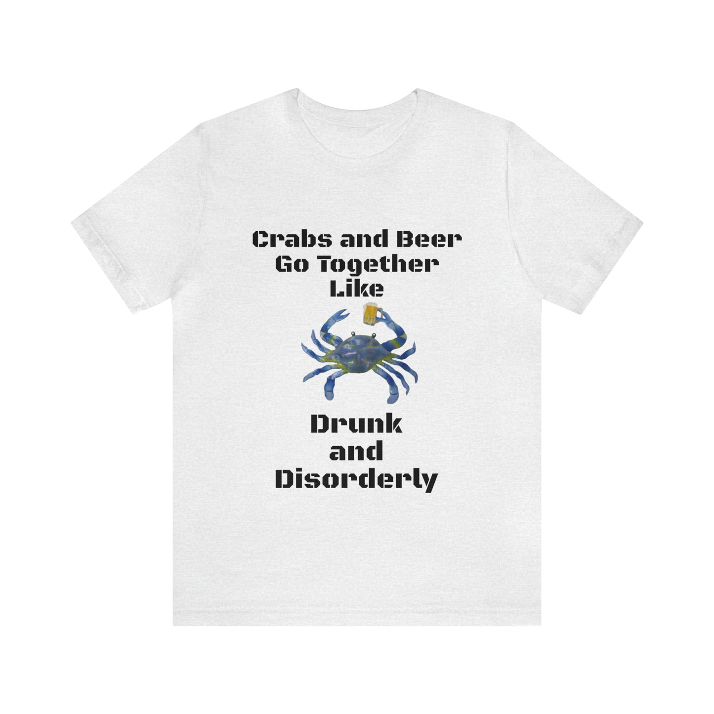 Crabs and beer Short Sleeve Tee