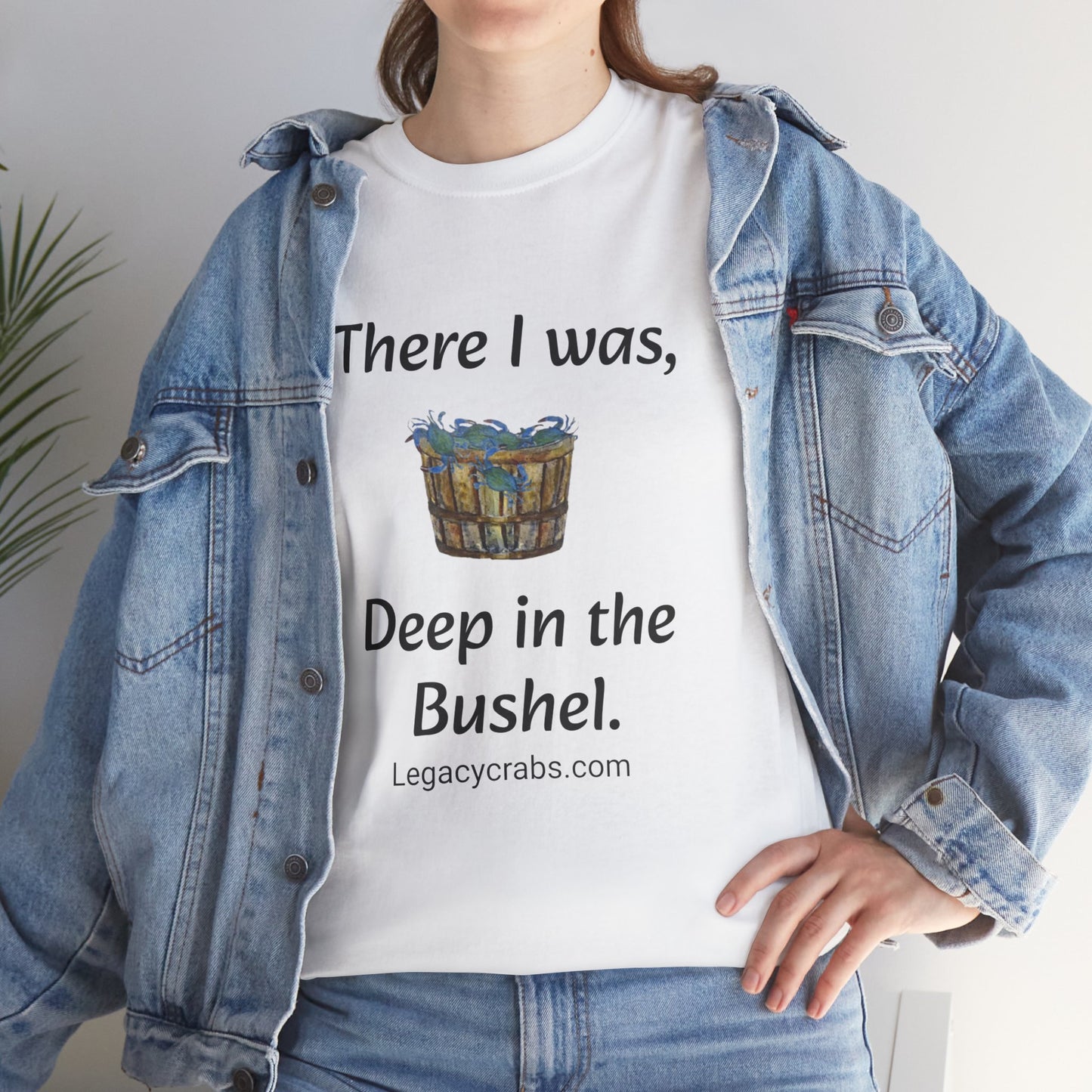 Deep in the bushel Unisex Heavy Cotton Tee