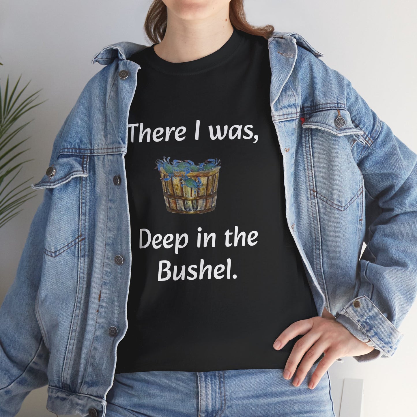 Deep in the bushel Unisex Heavy Cotton Tee