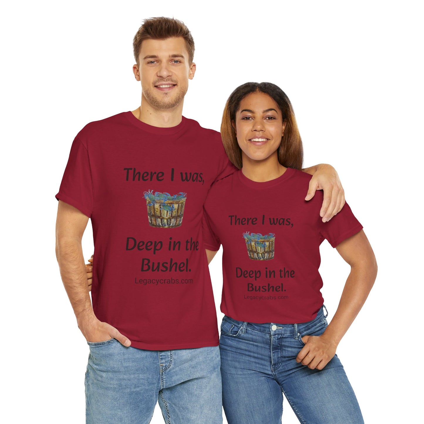 Deep in the bushel Unisex Heavy Cotton Tee