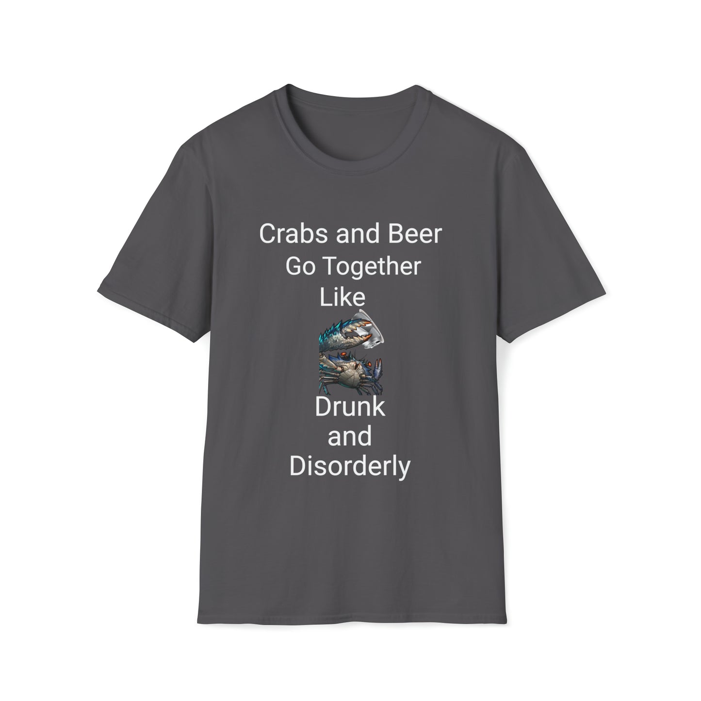 Crabs and Beer Unisex Softstyle T-Shirt