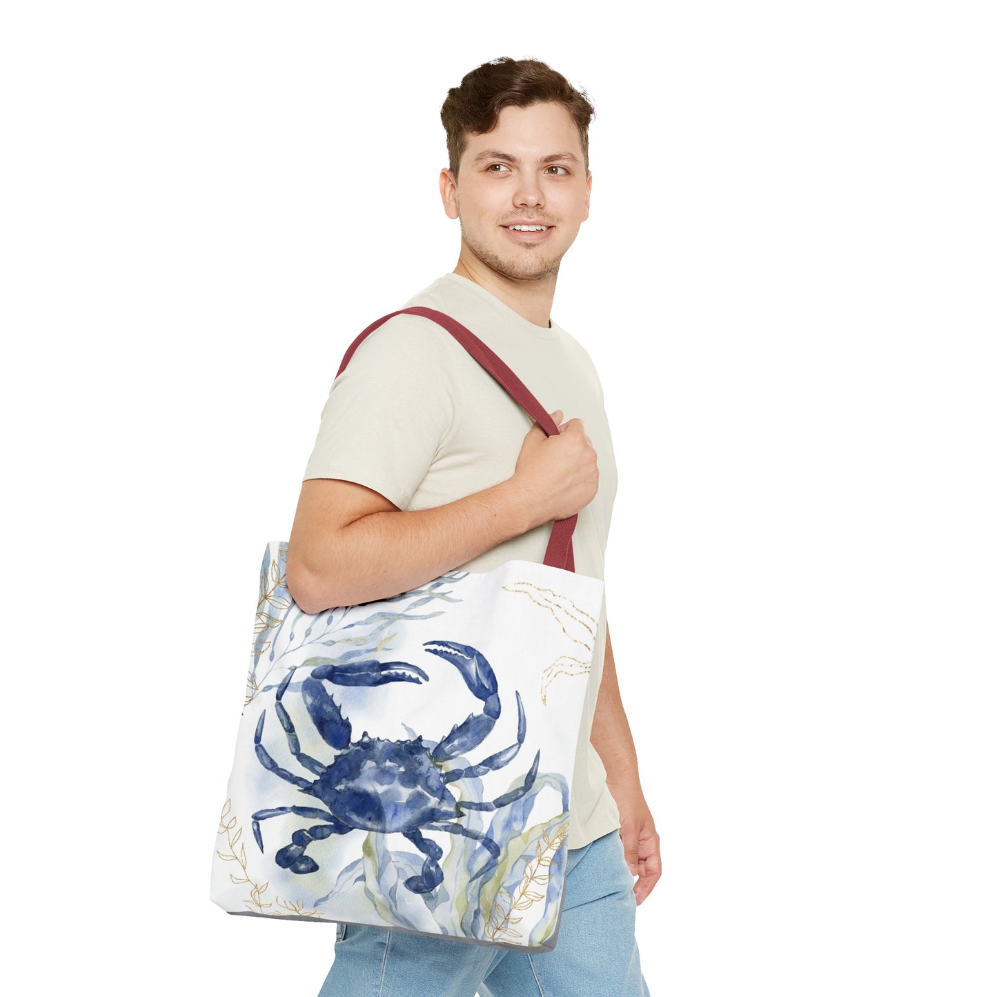 Blue Crab in the sea tote