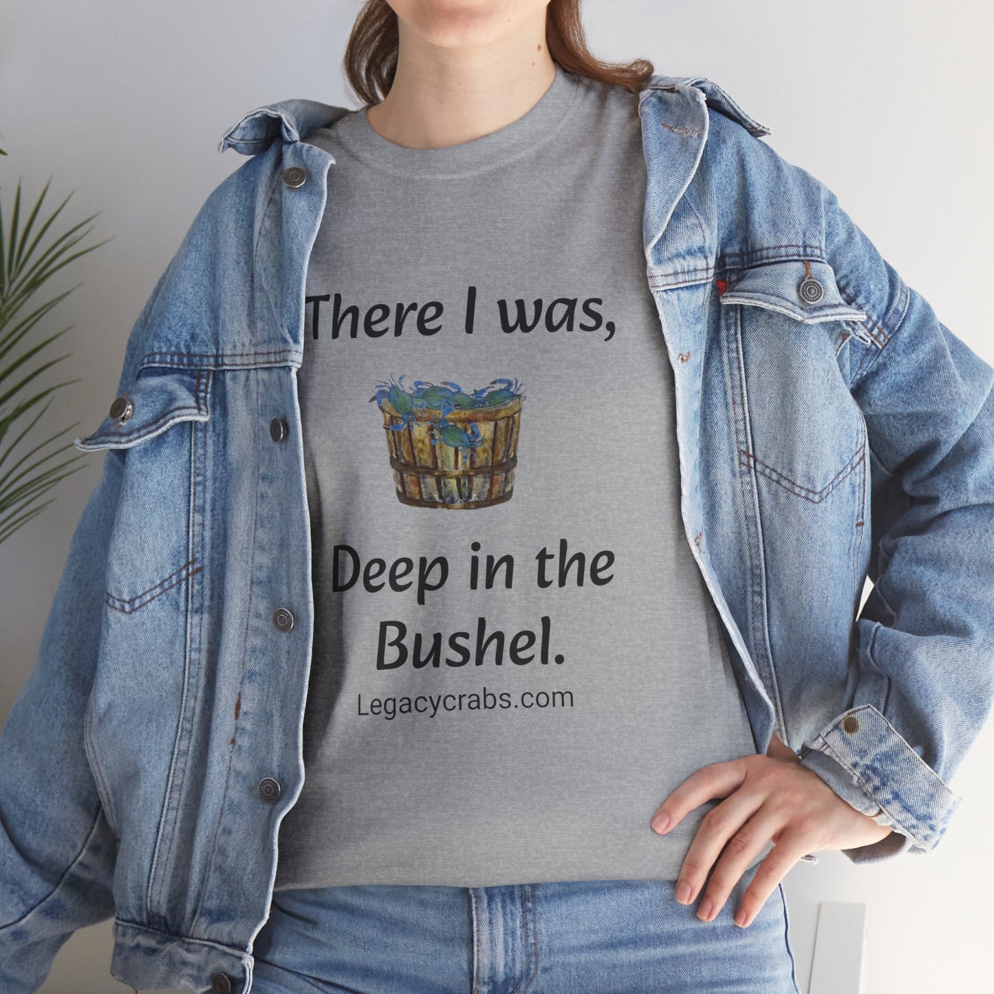 Deep in the bushel Unisex Heavy Cotton Tee