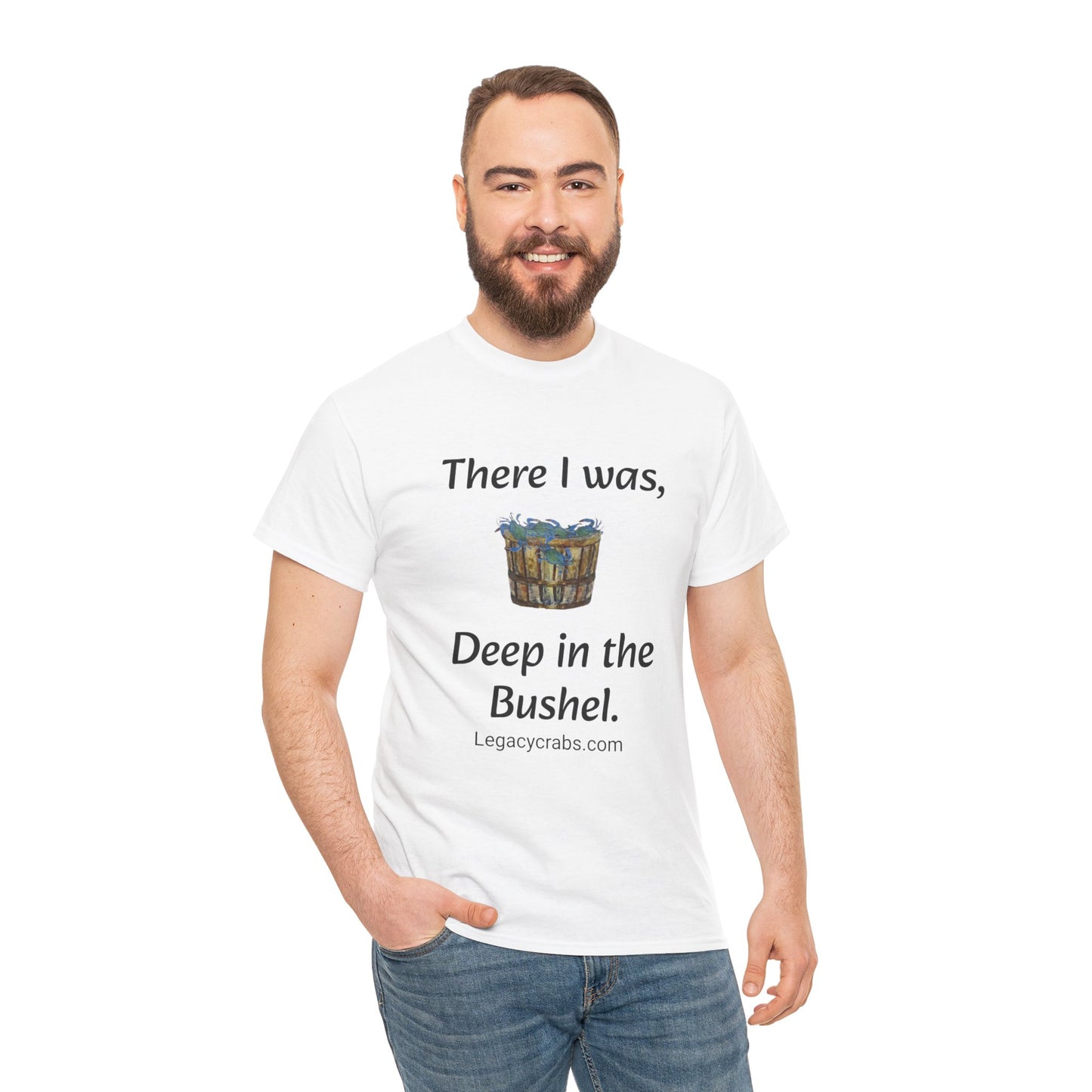 Deep in the bushel Unisex Heavy Cotton Tee