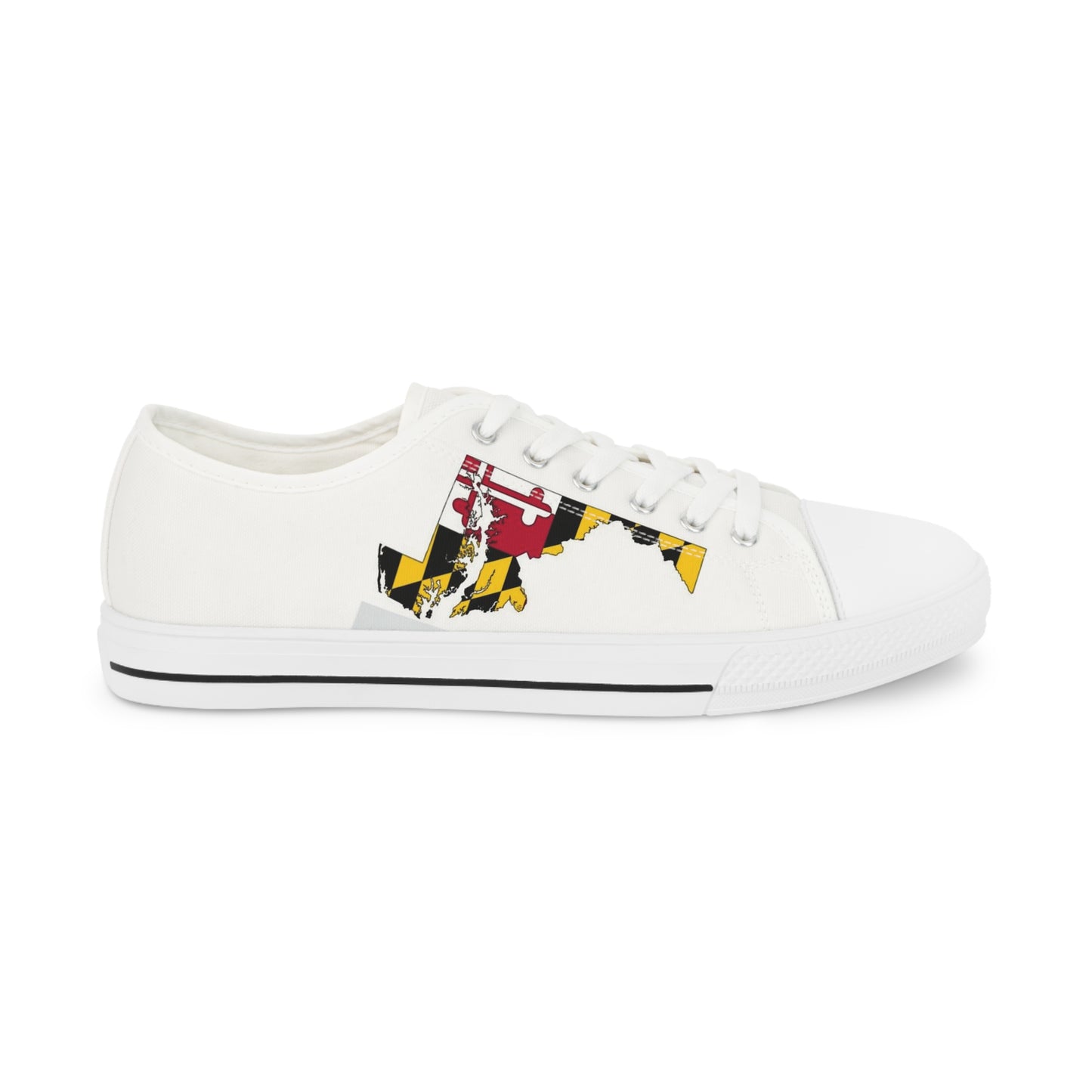 Maryland Men's Low Top Sneakers Black/White