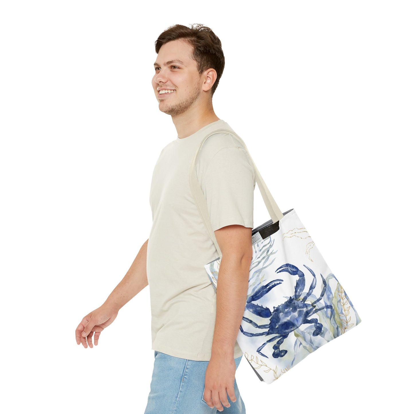 Blue Crab in the sea tote