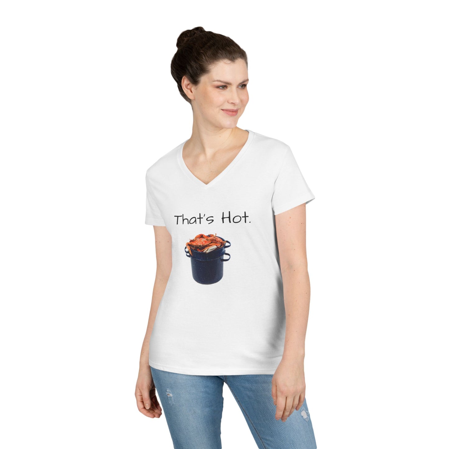 V-Neck T-Shirt Hot Pot